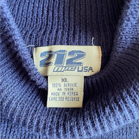 Navy American Flag Sweater - Picture 3 of 4